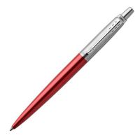 Шариковая ручка Parker Jotter Essential, Kensington Red CT, стержень: M, цвет чернил : blue или blac