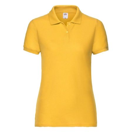 Поло "Lady-Fit 65/35 Polo", солнечно-желтый_XL, 65% п/э, 35% х/б, 180 г/м2