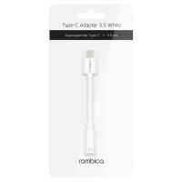 Rombica Type-C Adapter 3.5 White, белый