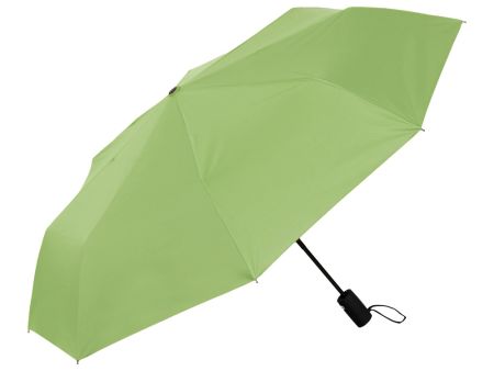 Зонт-автомат Dual с двухцветным куполом, зеленый
