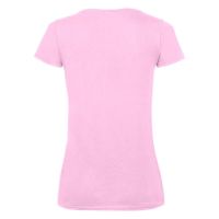 Футболка "Lady-Fit V-Neck T", светло-розовый_M, 95% х/б, 5% эластан, 210 г/м2