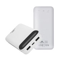 RIVACASE VA2280 (20000mAh) с дисплеем, белый, внешний аккумулятор /24