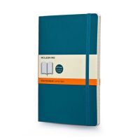 Записная книжка Moleskine Classic Soft (в линейку), Large (13х21см), бирюзовый