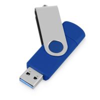 USB3.0/USB Type-C флешка на 16 Гб Квебек C, синий