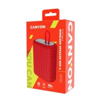 Портативная беспроводная колонка Canyon BSP-4, 5W, 1200mAh, красная