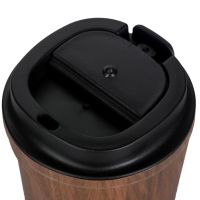 Термокружка CAFe COMPACT, 380 мл, wood