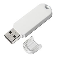 USB flash-карта UNIVERSAL (16Гб), белая, 5,8х1,7х0,6 см, пластик