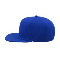 Бейсболка "SNAP BACK", 6 клиньев, пластик. застежка, синий, 100% п/э,100% х/б, 400 гр/м2