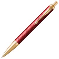 Шариковая ручка Parker IM Premium K318  Red GT, стержень: M, цвет чернил: blue, в подарочной упаковке.