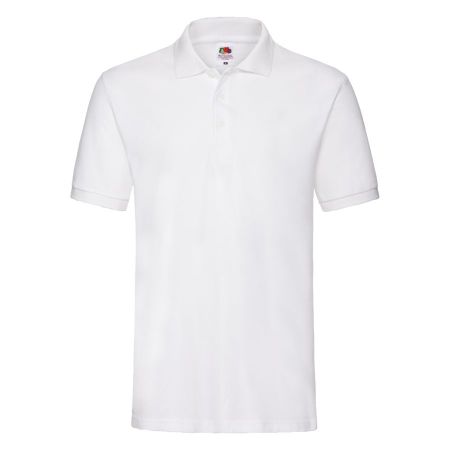 Рубашка поло мужская PREMIUM POLO, белый, 2XL, 100% хлопок, 170 г/м2