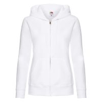 Толстовка "Lady-Fit Hooded Sweat Jacket", белый_XS, 75% х/б, 25% п/э, 280 г/м2