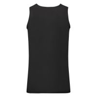 Майка мужская "Athletic Vest", черный_S, 100% х/б, 160 г/м2