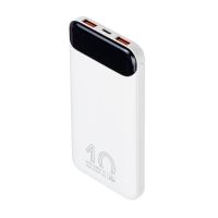 RIVACASE VA2540 (10 000mAh), QC/PD 20W внешний аккумулятор с дисплеем, белый 12/48