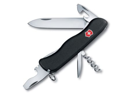 Нож перочинный VICTORINOX Picknicker, 111 мм, 11 функций, с фиксатором лезвия, черный