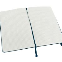 Записная книжка Moleskine Classic (в клетку) в твердой обложке, Large (13х21см), голубой