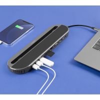 Хаб USB Type-C 3.0 для ноутбуков Falcon, черный