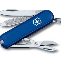 Нож-брелок VICTORINOX Classic SD, 58 мм, 7 функций, синий