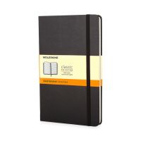 Записная книжка Moleskine Classic (в линейку) в твердой обложке, Pocket (9x14см), черный