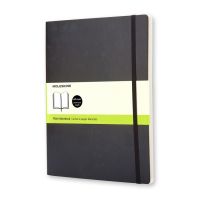 Записная книжка Moleskine Classic Soft (нелинованный), Хlarge (19х25 см), черный