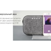 Портативная колонка Rombica Mysound Mia с логотипом, серый