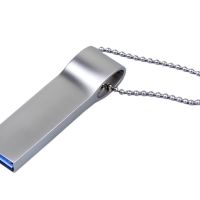 USB 3.0-флешка на 32 Гб с мини чипом, компактный дизайн, боковое отверстие для цепочки