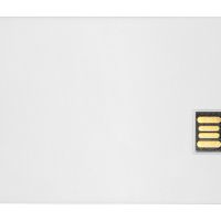 Флеш-карта USB 2.0 16 Gb в виде пластиковой карты Card, белый