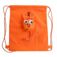 Детский складной рюкзак ELANIO, оранжевый (жираф)