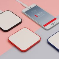 Портативное зарядное устройство (power bank) Квадрум, 2600 mAh, красный