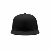 Бейсболка "SNAP BACK", 6 клиньев, пластик. застежка, черный, 100% п/э,100% х/б, 400 гр/м2