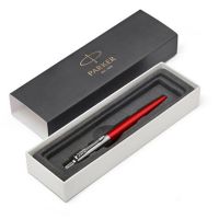 Шариковая ручка Parker Jotter Essential, Kensington Red CT, стержень: M, цвет чернил : blue или blac