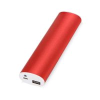 Портативное зарядное устройство Спайк, 8000 mAh, красный