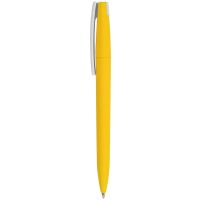 Ручка пластиковая soft-touch шариковая Zorro, желтый