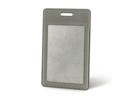 Вертикальный карман из экокожи для карты Favor, серый