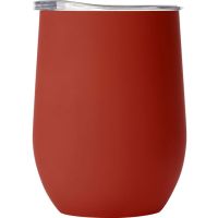 Термокружка Vacuum mug C1, soft touch, 370мл, красный