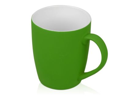 Кружка керамическая с покрытием софт тач зеленый