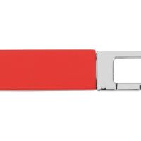 Флеш-карта USB 2.0 16 Gb с карабином Hook, красный
