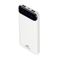 RIVACASE VA2240 (10000mAh) с дисплеем, белый, внешний аккумулятор 12/48