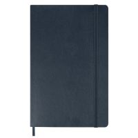 Записная книжка Moleskine Classic Soft (в линейку), Large (13х21см), сапфировый синий