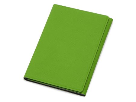 Обложка на магнитах для автодокументов и паспорта Favor зеленый/серая