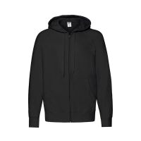 Толстовка без начеса "Lightweight Hooded Sweat",  черный, S, 80% х/б 20% полиэстер, 240 г/м2