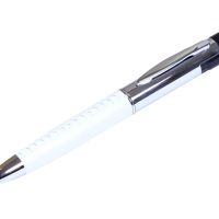 Флешка в виде ручки с мини чипом, 16 Гб, белый