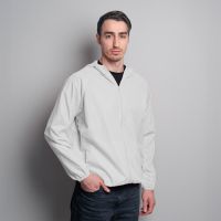 Ветровка мужская COLIN, белый, 2XL, 100% полиэстер, плотность 280Т.