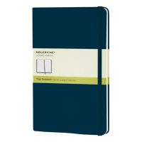 Записная книжка Moleskine Classic (нелинованный) в твердой обложке, Large (13х21см), голубой