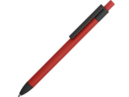 Ручка металлическая soft-touch шариковая Haptic, красный