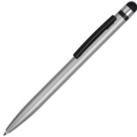 Ручка-стилус пластиковая шариковая Poke, черный