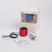 Портативная mini Bluetooth-колонка Sound Burger "Loto" красный