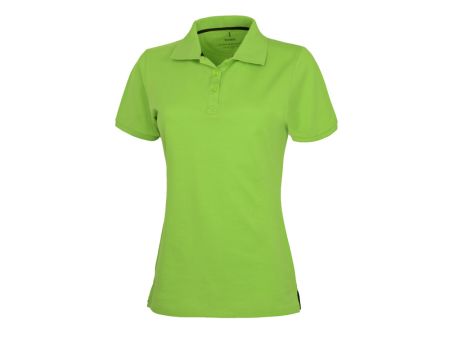 Calgary женская футболка-поло с коротким рукавом, зеленый