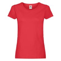 Футболка женская “Lady Fit Original T“, красный 2XL, 100% х/б, 145 г/м2