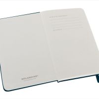 Записная книжка Moleskine Classic (в линейку) в твердой обложке, Pocket (9x14см), голубой