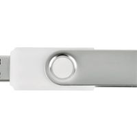 Флеш-карта USB 2.0 16 Gb Квебек, белый